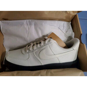 New In Box Nike Air Force 1 '07 LV8 Urban Garden Cream Black Men's 10